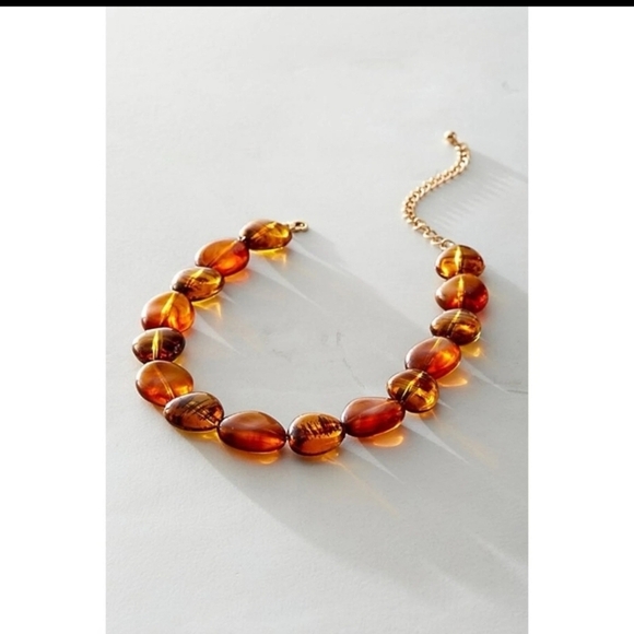 NWT! Free People, Wasted Youth Choker, Amber Tone, MSRP $48 - Picture 1 of 9